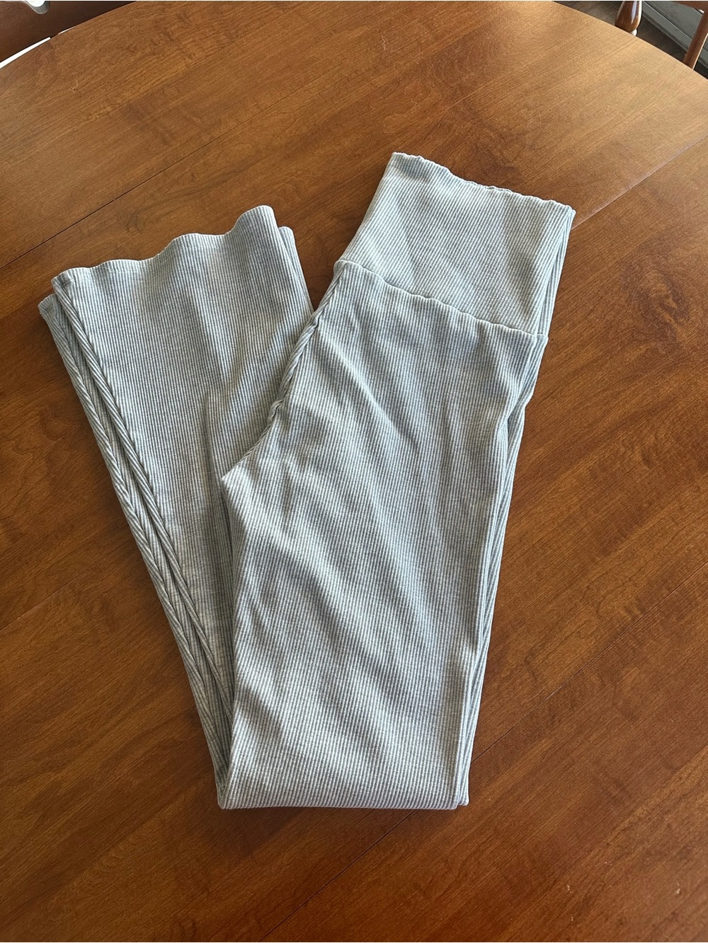 Ribbed Fold Over Yoga Pants